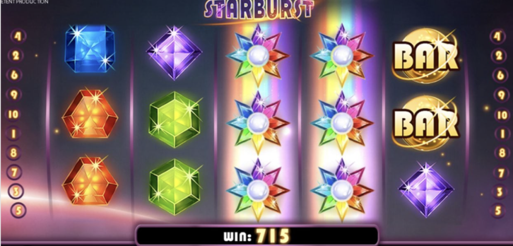 Image of Starburst Slot in gameplay