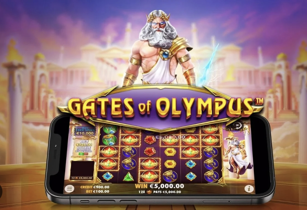 Image of Gates of Olympus slot on mobile